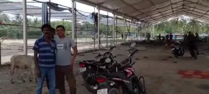 সন্দেশখালি ১: জোর কদমে চলছে কানমারী তে তৃণমূলের কর্মী সভার মঞ্চ তৈরীর কাজ