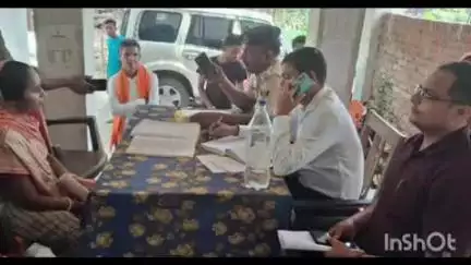 सोनभद्र बंशी सुर्यपुर: वंशी थाना परिसर में भूमि विवाद के निपटारे के लिए जनता दरबार का आयोजन