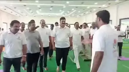 ఉండి: జిల్లాలో 8.50 లక్షల మంది యోగా రిజిస్ట్రేషన్ చేసుకోవడం హర్షనీయం :  రాష్ట్ర శాసనసభ ఉపసభాపతి కనుమూరి రఘురామ కృష్ణంరాజు