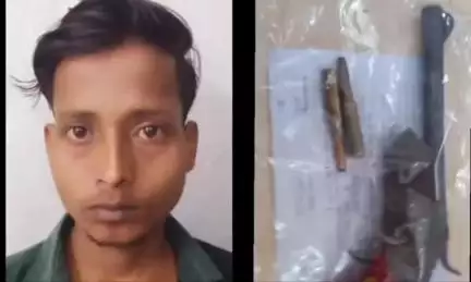 ग्वालियर गिर्द: ग्वालियर: हजीरा पुलिस ने एक आरोपी को अवैध हथियार के साथ पकड़ा