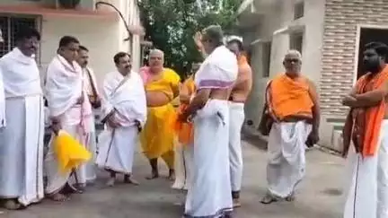ಕಲಬುರಗಿ: ಮಳಖೇಡ ಬಳಿಯ ಮೂಲ ಬೃಂದಾವನ ಉತ್ತರಾದಿ ಮಠಕ್ಕೆ ಕೇಂದ್ರ ಸಚಿವ ಪ್ರಹ್ಲಾದ ಜೋಶಿ