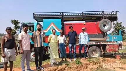 पेण्ड्रा: आमाडांड में बिना अनुमति के बोर खनन करने पर बोरवेल किया गया ज़ब्त