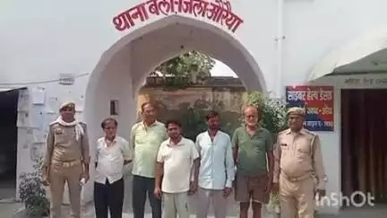 बिधूना: बेला थाना पुलिस ने अलग-अलग गांव के पांच लोगों पर लड़ाई-झगड़े के मामले में की शांति भंग की कार्रवाई