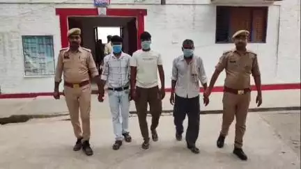 बिलग्राम: नयागांव निवासी अभिषेक कुमार के साथ मारपीट करने के आरोपियों प्रेमचंद, अनुज और आशीष को मल्लावां पुलिस ने किया गिरफ्तार