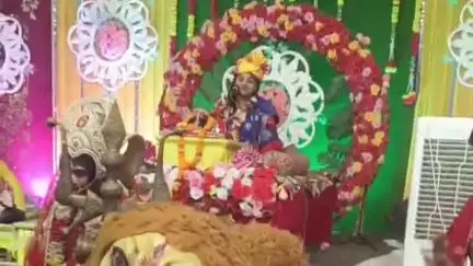 कन्नौज: कन्नौज के ग्राम काजीपुर्वा बलही में श्रीमदभागवत कथा का आयोजन, श्रद्धालु आकर्षक झांकी देखकर हुए भावविभोर
