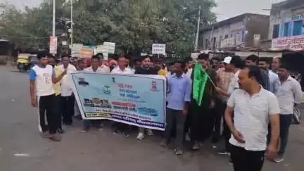 नीम का थाना: नीमकाथाना में नगर परिषद द्वारा वंदे गंगा जल संरक्षण जन अभियान के तहत रैली का आयोजन हुआ