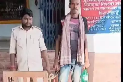 चानन: कुंदर बराज सड़क से चानन पुलिस ने अवैध बालू उत्खनन में ट्रैक्टर जब्त कर चालक को किया गिरफ्तार