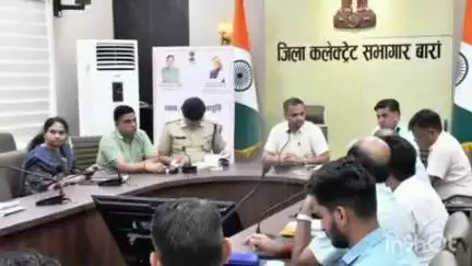 बारां: जिला कलेक्टर की अध्यक्षता में मिनी सचिवालय में हुई बैठक