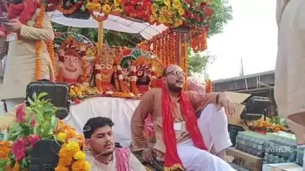 नजीबाबाद: नजीबाबाद में श्री जगन्नाथ रथयात्रा निकली, भारी संख्या में श्रद्धालु रहे उपस्थित