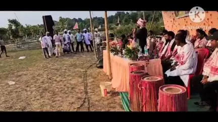 खूंटी: तिलमी बरटोली में जागृति झंडागड़ी सह प्रार्थना सभा का आयोजन