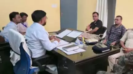 बलियापुर: बलियापुर पुलिस ने अंचल स्तरीय माइनिंग टास्क फोर्स की एक बैठक की