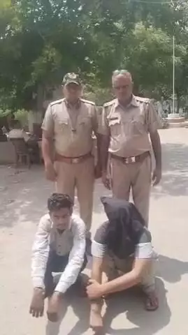 कामां: कामां पुलिस ने लूट के मामले में दो मुलजिमों को गिरफ्तार किया