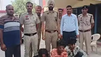 पंचकूला: चाकू की नोक पर चांदी का कड़ा लूटने वाले 1 नाबालिग समेत 4 आरोपी पुलिस द्वारा 2 घंटे में गिरफ्तार