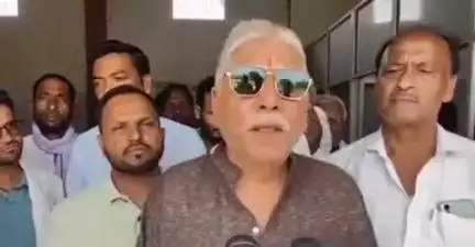 बलरामपुर: बलरामपुर पहुंचे कांग्रेस जिला अध्यक्ष केपी सिंह देव ने भाजपा सरकार पर साधा निशाना