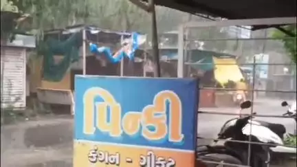 જાંબુઘોડા: જાંબુઘોડા પંથકમા વાતાવરણમાં પલટો આવતા વીજળીના કડાકા ભડાકા સાથે વરસાદનુ આગમન,અનેક વૃક્ષો ધરાસાઈ થયા