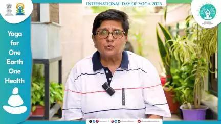 Former IPS officer Dr. Kiran Bedi expresses gratitude for the Government’s Yoga Day 2025 initiative– watch now!