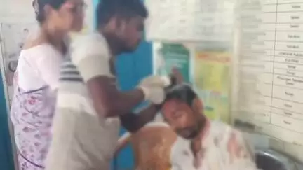 बेलागंज: चाकन्द थाना क्षेत्र में हाईवा से टोटो की टक्कर, चालक घायल
