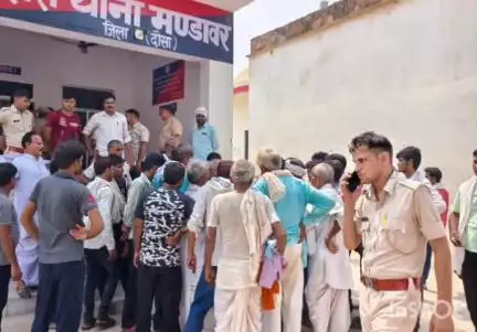 मंडावर: मंडावर में बदमाशों ने हिस्ट्रीशीटर की हत्या कर शव निजी स्कूल के पास फेंका, परिजन पहुंचे थाने
