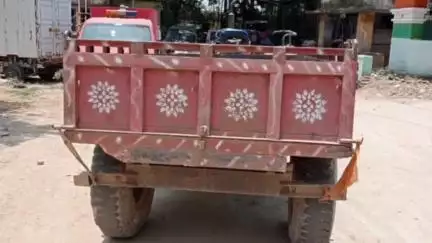बेलागंज: बेलागंज थाने की पुलिस ने अवैध बालू से लदे एक ट्रैक्टर को किया ज़ब्त
