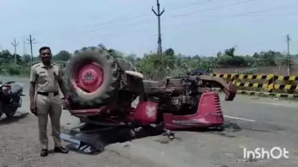 नेर: शहरातील गुल्हाने पेट्रोल पंपासमोर ट्रॅक्टर पलटी होऊन एकाचा मृत्यू, नेर पोलिसांत घटनेची नोंद