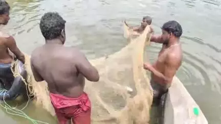 மயிலாடுதுறை: அக்குலூரில் குளத்தில் மீன்பிடிப்பது தொடர்பாக இரு தரப்பினருக்கும் இடையே பிரச்சனை, குவிந்த போலீசார் #localissue