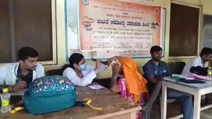 ಬಾಗಲಕೋಟೆ: ಕಲಾದಗಿ ಗ್ರಾಮದಲ್ಲಿ ಉಚಿತ ಆರೋಗ್ಯ ತಪಾಸಣೆ ಶಿಬಿರ