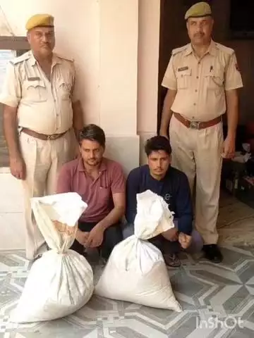 तिजारा: शेखपुर पुलिस ने विस्फोटक पदार्थ ले जा रहे 2 व्यक्तियों को किया गिरफ्तार, मुखबिर की सूचना पर की कार्रवाई