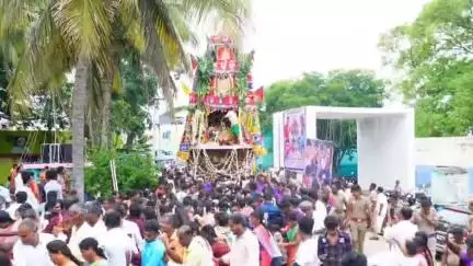 தருமபுரி: ஆலங்கரை கிராமத்தில் சென்னகேசவ பெருமாள் கோயில் தேர் திருவிழா