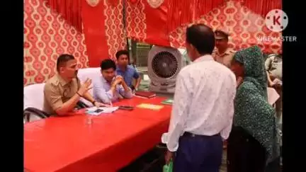 संभल: हयात नगर और नखासा थाना परिसर में संभलदम और SP की अध्यक्षता में थाना समाधान दिवस का आयोजन, लोगों की सुनी गई समस्याएं