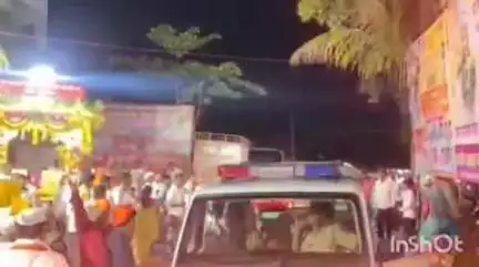 नाशिक: पळसे येथे मंत्री ना. दादा भूसे यांचे सह आमदारांनी  संत निवृत्तीनाथ महाराज पालखीचे दर्शन घेत वारीत घेतला सहभाग