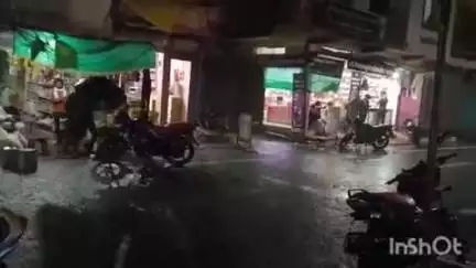 बंडा: बंडा में प्री-मानसून पर जमकर हुई बारिश