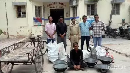એ ડિવિઝન પોલીસે પદૂષણ પરા સાઈબાબા રોડ પાસેથી ઘરફોડ ચોરીના આરોપીને ઝડપી પાડ્યો