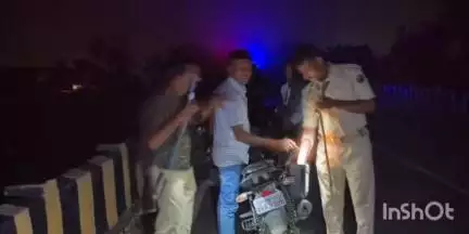 सुपौल: एसपी के आदेश पर अपराध रोकने के लिए चलाया गया रात्रि वाहन चेकिंग अभियान