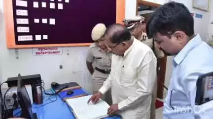 ಬ್ರಹ್ಮಾವರ: ಕೋಟ ಪೊಲೀಸ್ ಠಾಣೆಗೆ ಗೃಹ ಸಚಿವ ಜಿ ಪರಮೇಶ್ವರ್ ಭೇಟಿ