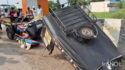 पुसद: लोणी फाट्याजवळ ऑटोच्या भीषण अपघातात तीन जण गंभीर जखमी