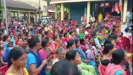 কুমারঘাট: ফটিকরায় BJP মন্ডলের উদ্যোগে ফটিকরায় বাজারে একটি বাজার সভা অনুষ্ঠিত হয় উপস্থিত মন্ত্রী