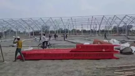 सिवान: प्रधानमंत्री नरेंद्र मोदी ने सिवान के जसौली खर्ग में प्रस्तावित स्थल का निरीक्षण किया