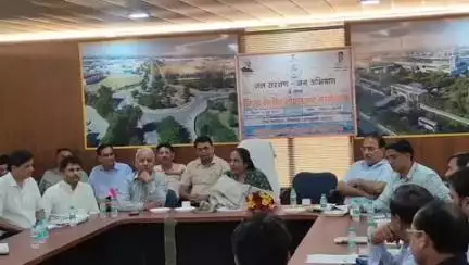 बानसूर: वंदे गंगा जल संरक्षण जन अभियान के तहत जिला स्तरीय सीएसआर की बैठक आयोजित