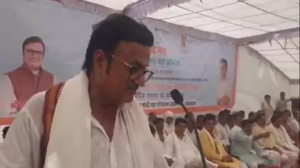 तारानगर: तारानगर में किसान सम्मेलन में जल संसाधन एवं नहर मंत्री श्री सुरेश रावत ने 300 करोड़ की नहर परियोजनाओं का किया शिलान्यास