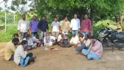 మెదక్: నాగసానిపల్లిలో బొమ్మ బోరుసు ఆడుతున్న వారి పై దాడి, 13 మంది నిందితులను పట్టుకున్న టాస్క్ ఫోర్స్ పోలీసులు