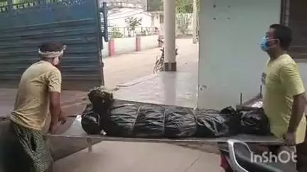 गोहद: गोहद चोराहा पुलिस ने अज्ञात शव का पोस्टमार्टम करा बैसली नदी पुल के पास दफनाया