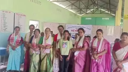 উত্তৰ লক্ষীমপুৰ: ঘাৰমৰাত লখিমপুৰ শিক্ষাখণ্ড প্রাথমিক শিক্ষক সম্মিলনী কর্ম পৰিষদ সভা,সম্বৰ্ধনা অনুষ্ঠান, উপস্থিত থাকে খণ্ড শিক্ষা বিষয়া