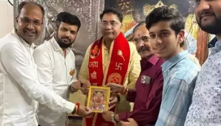 सुजानगढ़: जल संसाधन मंत्री ने सालासर बालाजी के धोक पर लगाई