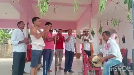 देवरी: नवाडीह गांव स्थित बाबा भोलेनाथ मंदिर के प्रांगण में अखंड कीर्तन कार्यक्रम का आयोजन
