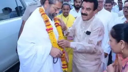 काटोल: अखिल भारतीय संत समिती महाराष्ट्र प्रदेशचे अध्यक्ष संत गोपाल चैतन्य बाबा यांचे शहरात करण्यात आले भव्य स्वागत