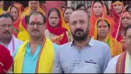बक्सर: बक्सर के शिवपुरी से निकली भव्य कलश शोभा यात्रा, जगह-जगह हुआ स्वागत