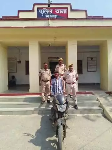 डूंगरपुर: डूंगरपुर की सागवाड़ा थाना पुलिस ने 6 साल पुराने बाइक चोरी के मामले में हासिल की सफलता