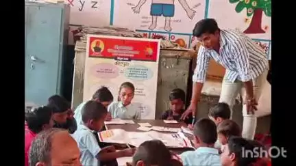 मनिया: कोटपुरा स्कूल में 'एक भारत श्रेष्ठ भारत' के तहत असमिया भाषा सीख रहे धौलपुर के स्कूली बच्चे