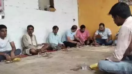 लटेरी: लटेरी के शनि मंदिर में कन्या भोज व भंडारे का हुआ आयोजन