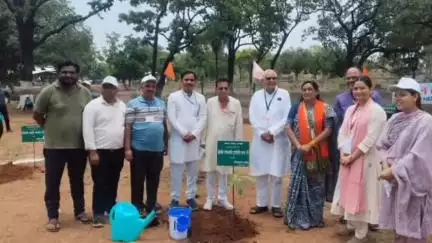 पिपरिया: एक पेड़ मां के नाम अभियान के तहत प्रभारी मंत्री, सांसद और विधायकों ने पचमढ़ी में किया पौधारोपण